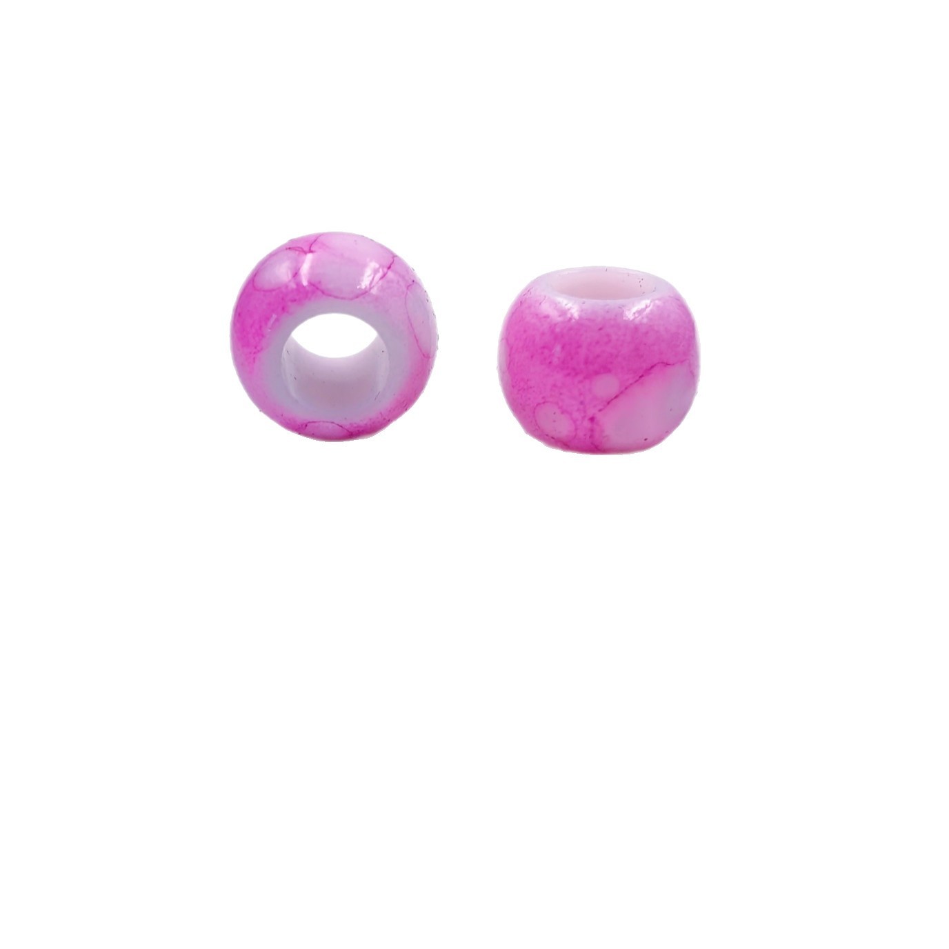 Wholesale Stackable Large Hole Decor Loose Beads Multi-Layer DIY Beaded Pendant Materials