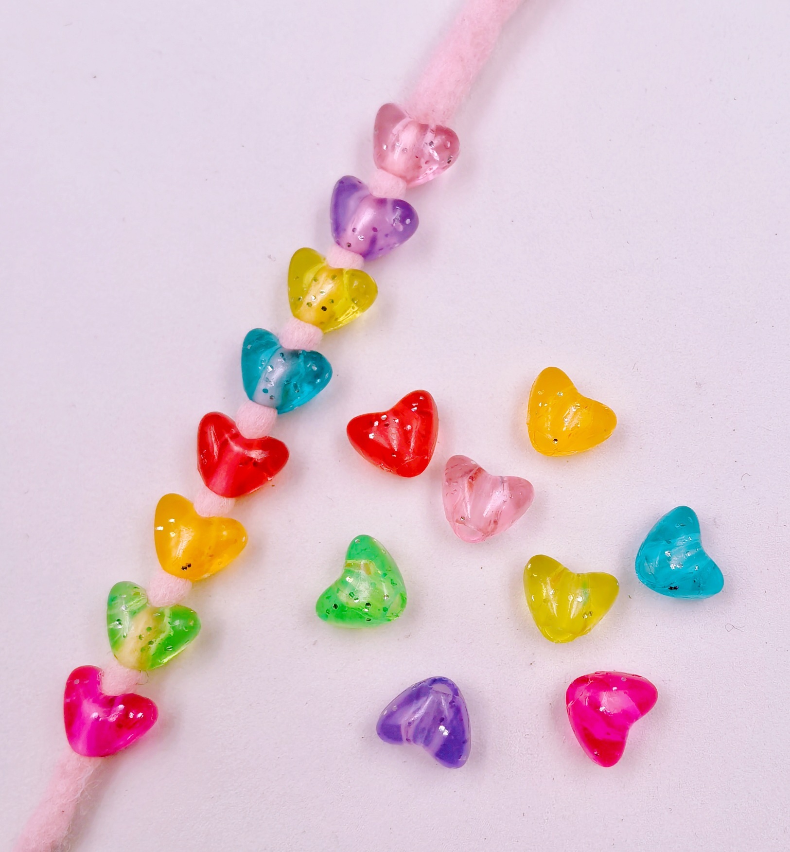 Bulk All-Season Large Hole Loose Beads Wholesale Universal Wide Hole Decor Beads for All Crafts