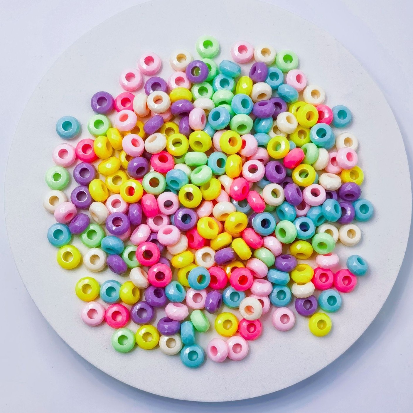 Cost-Effective Big Hole Decor Loose Beads Bulk Wholesale Craft Store Restock DIY Beading Supplies