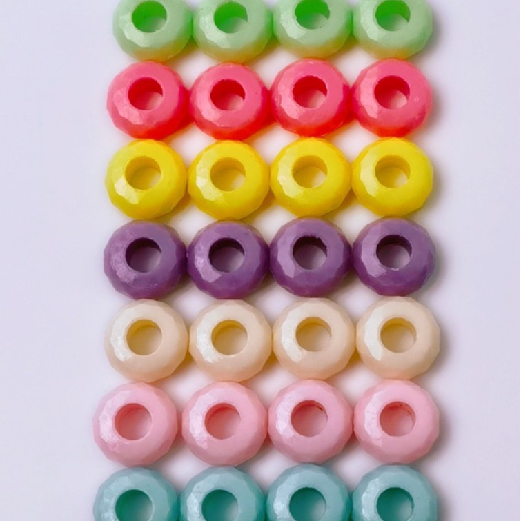 Cost-Effective Big Hole Decor Loose Beads Bulk Wholesale Craft Store Restock DIY Beading Supplies