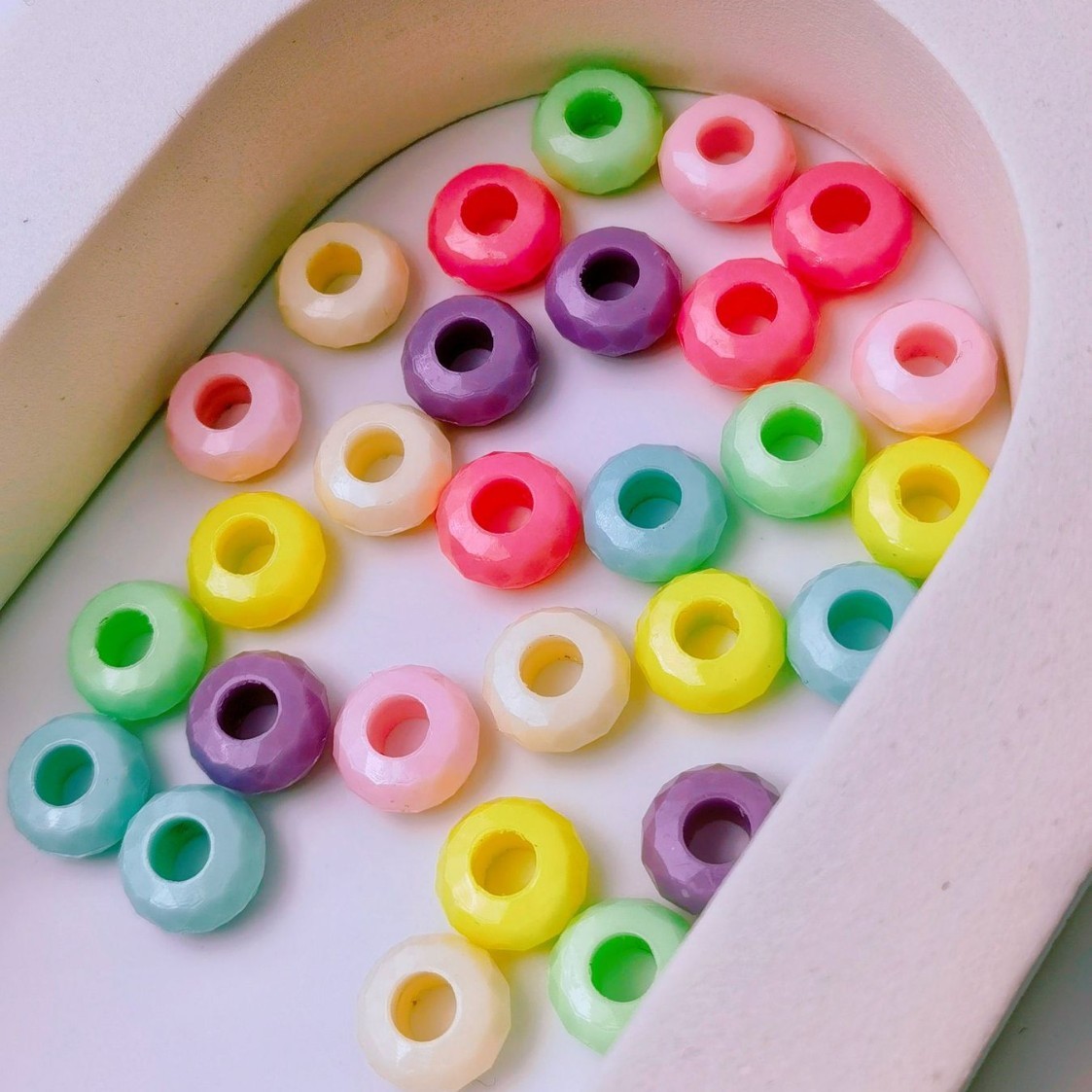 Cost-Effective Big Hole Decor Loose Beads Bulk Wholesale Craft Store Restock DIY Beading Supplies