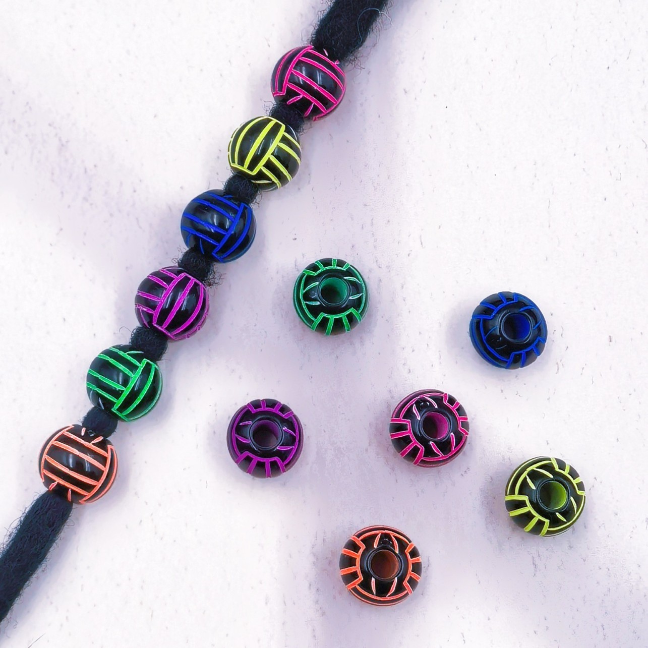 Wholesale Drop Shipping Large Hole Loose Beads Cross-Border DIY Wide Hole Decor Bead Inventory