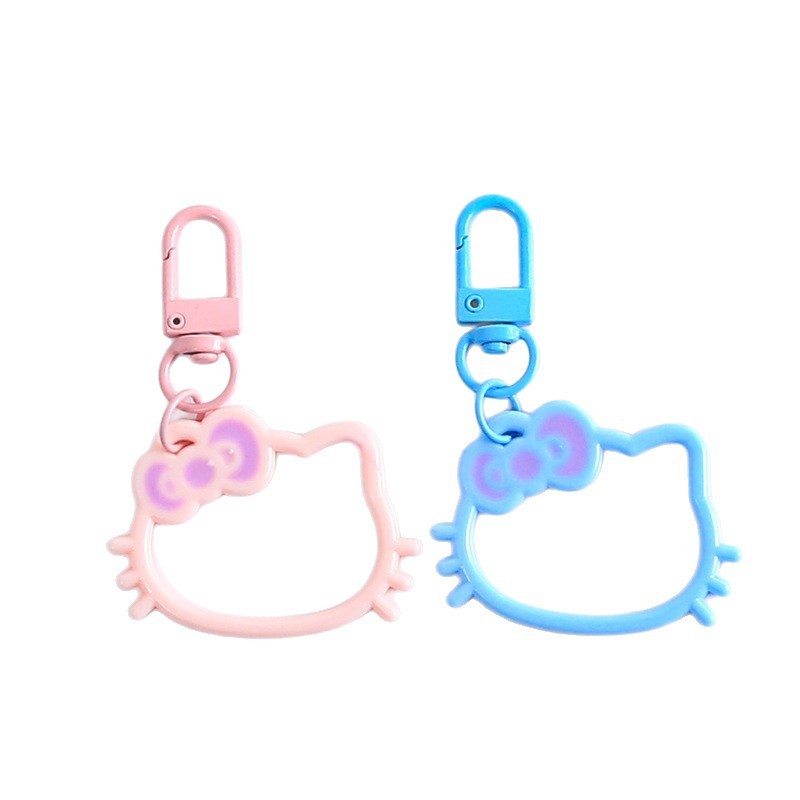 Bulk Waterproof Keychain DIY Accessories Wholesale Fadeless Decor Parts for Outdoor Key Ornaments