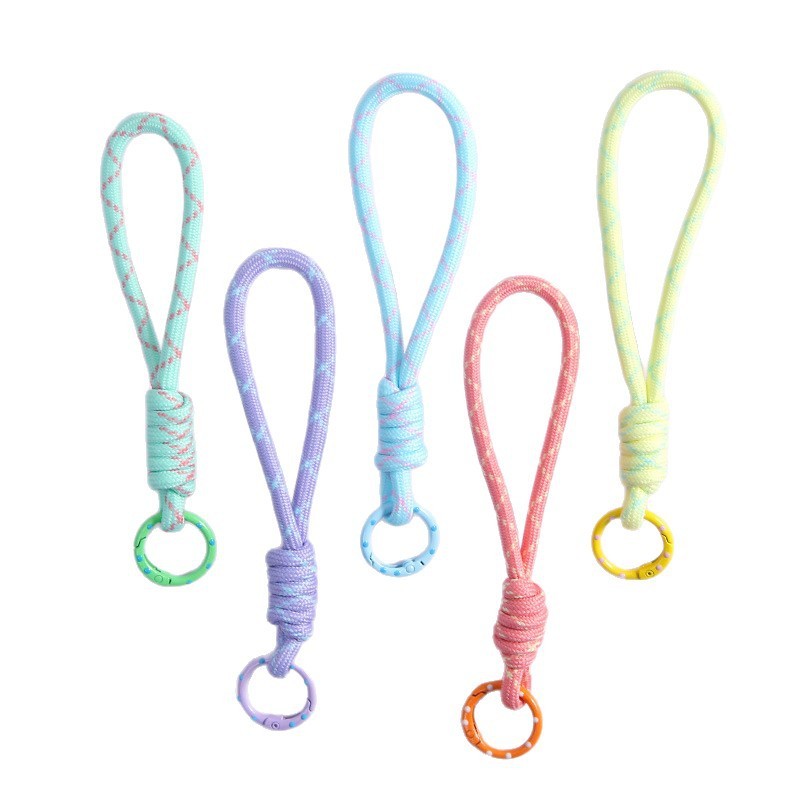Wholesale Pastel Keychain DIY Findings Bulk Soft Tone Decor Parts for Cute Handmade Key Rings
