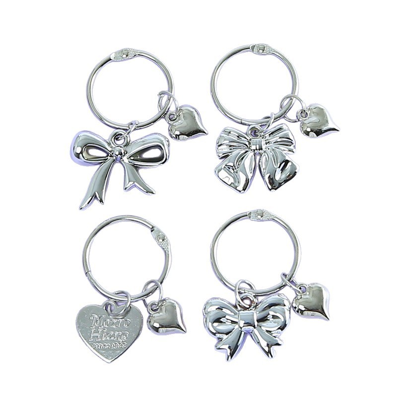 Wholesale Ultra Light Keychain DIY Findings Bulk Mini Hardware No Burden for Small Pendants
