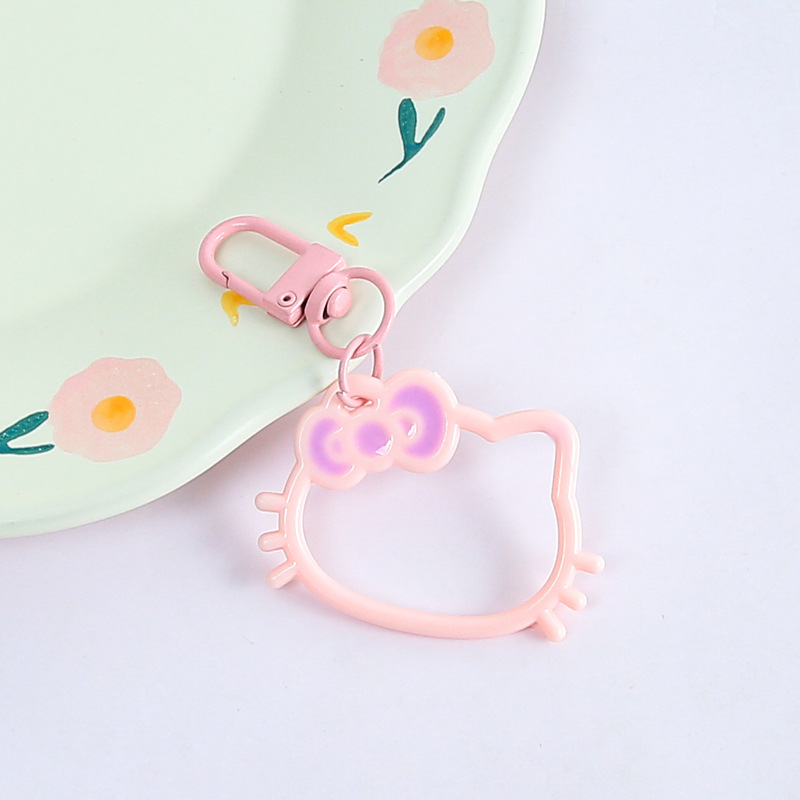 Bulk Waterproof Keychain DIY Accessories Wholesale Fadeless Decor Parts for Outdoor Key Ornaments