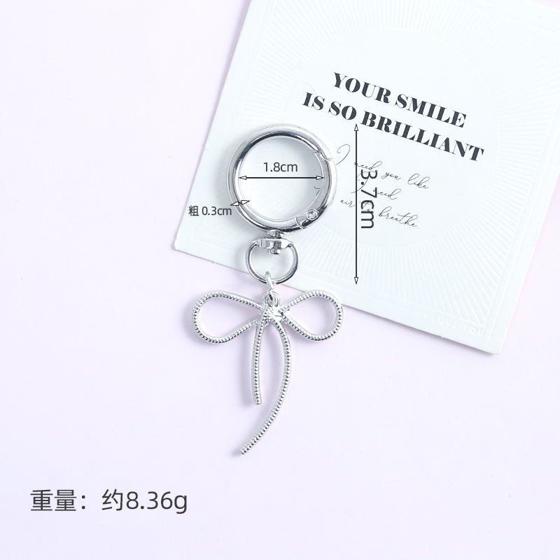 Multi-Purpose DIY Keychain Hardware Bulk Clasps & Rings for Beaded Key Ring Handmade Crafts