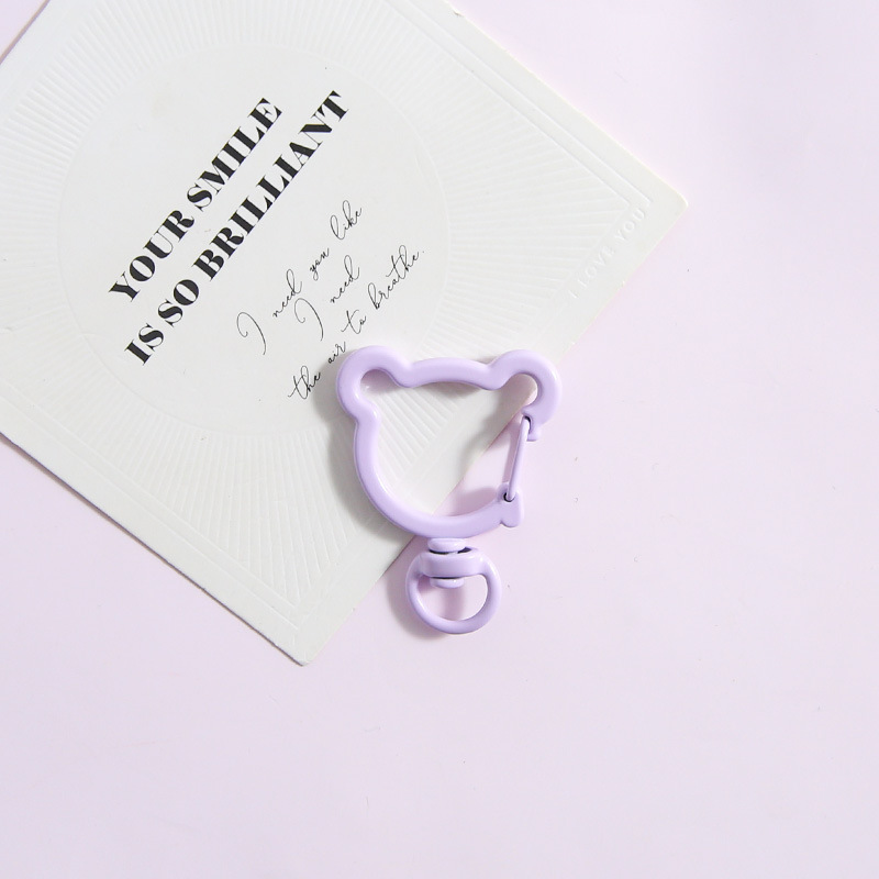 Wholesale Matte Plated Keychain DIY Findings Bulk Vintage Hardware for Retro Handmade Key Charms