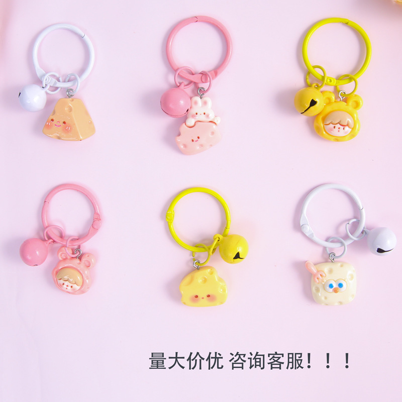 Wholesale DIY Keychain Jewelry Findings, Multi-Style Craft Accessories for Handmade Key Ring Charms