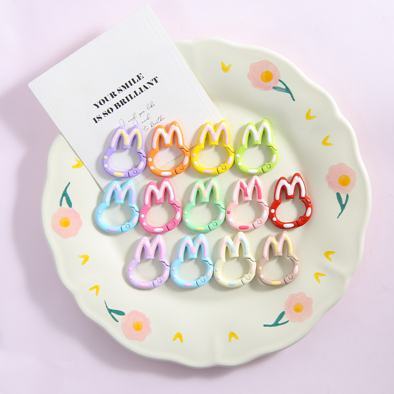 Bulk Full Set DIY Keychain Findings Complete Hardware Pack for One-Stop Key Ring Crafting