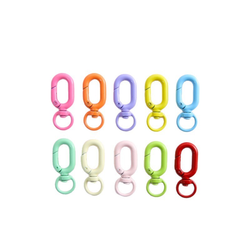 Wholesale Matte Finish Keychain Findings Bulk Vintage Hardware for Retro Style Key Charms