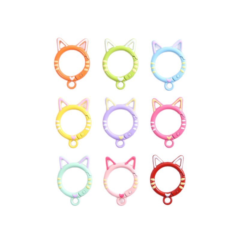Wholesale Drop Shipping DIY Keychain Findings Bulk Cross-Border Handmade Craft Inventory