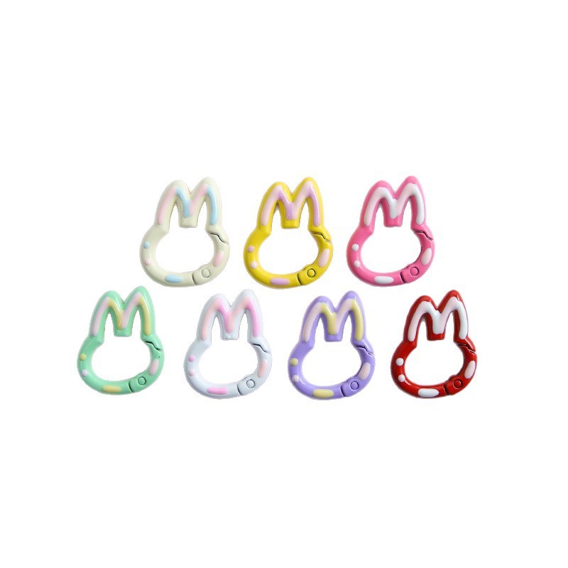 Bulk Full Set DIY Keychain Findings Complete Hardware Pack for One-Stop Key Ring Crafting