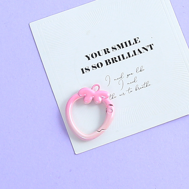 Wholesale Pastel DIY Keychain Findings Bulk Soft Tone Decor Parts for Cute Handmade Key Rings