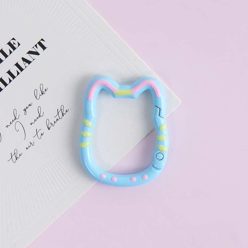 Wholesale Drop Shipping DIY Keychain Findings Cross-Border Handmade Craft Inventory Stock