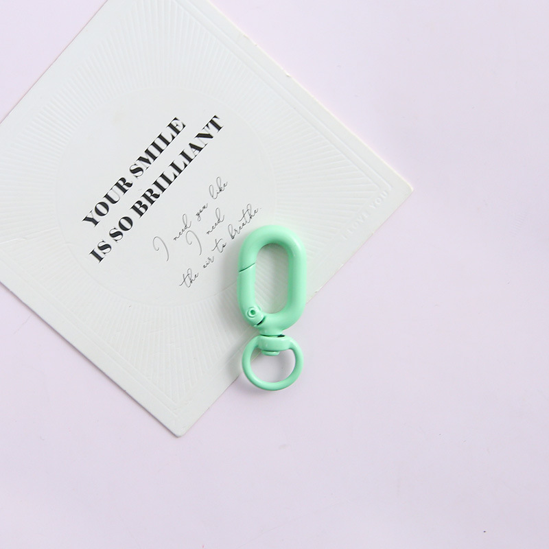 Wholesale Matte Finish Keychain Findings Bulk Vintage Hardware for Retro Style Key Charms