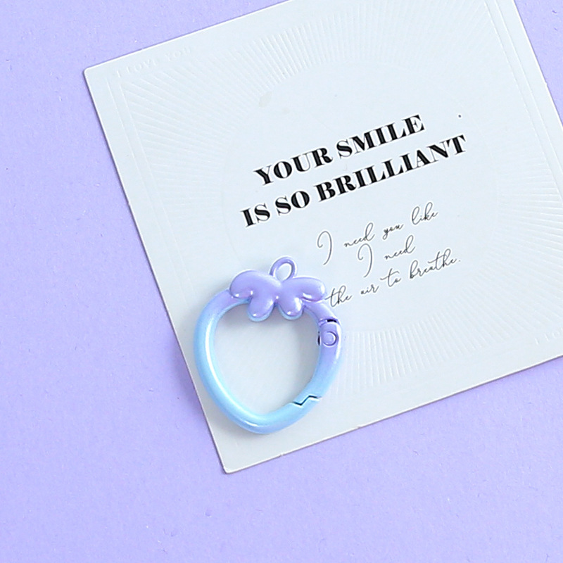 Wholesale Pastel DIY Keychain Findings Bulk Soft Tone Decor Parts for Cute Handmade Key Rings