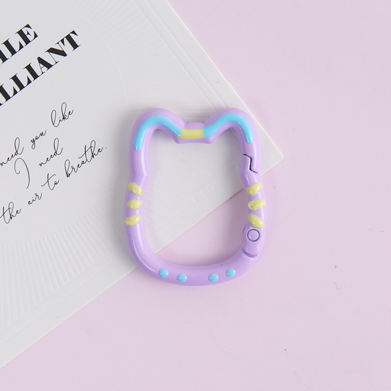 Wholesale Drop Shipping DIY Keychain Findings Cross-Border Handmade Craft Inventory Stock