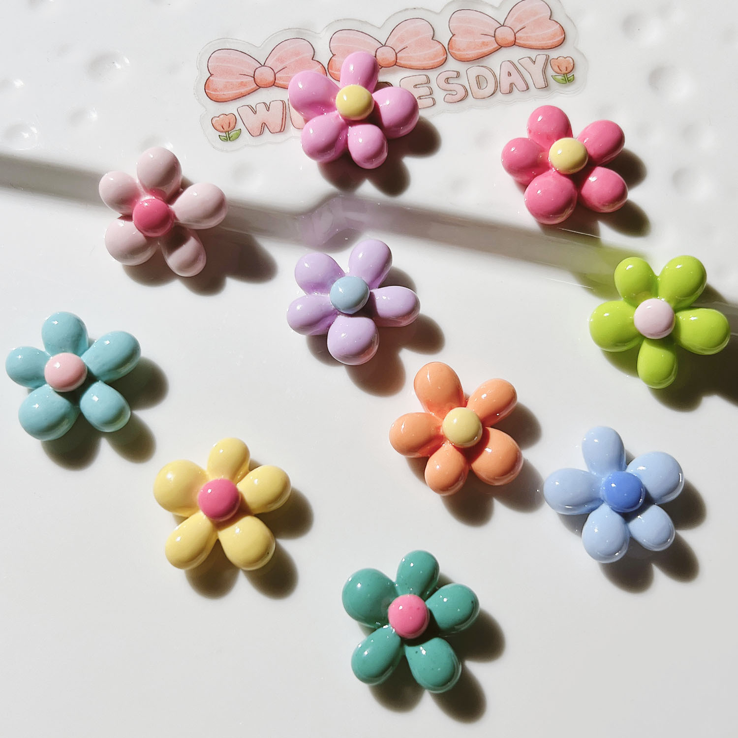 Wholesale Stackable Resin Charms Bulk Multi-Style DIY Shoe Charms Layered Handmade Jewelry Materials