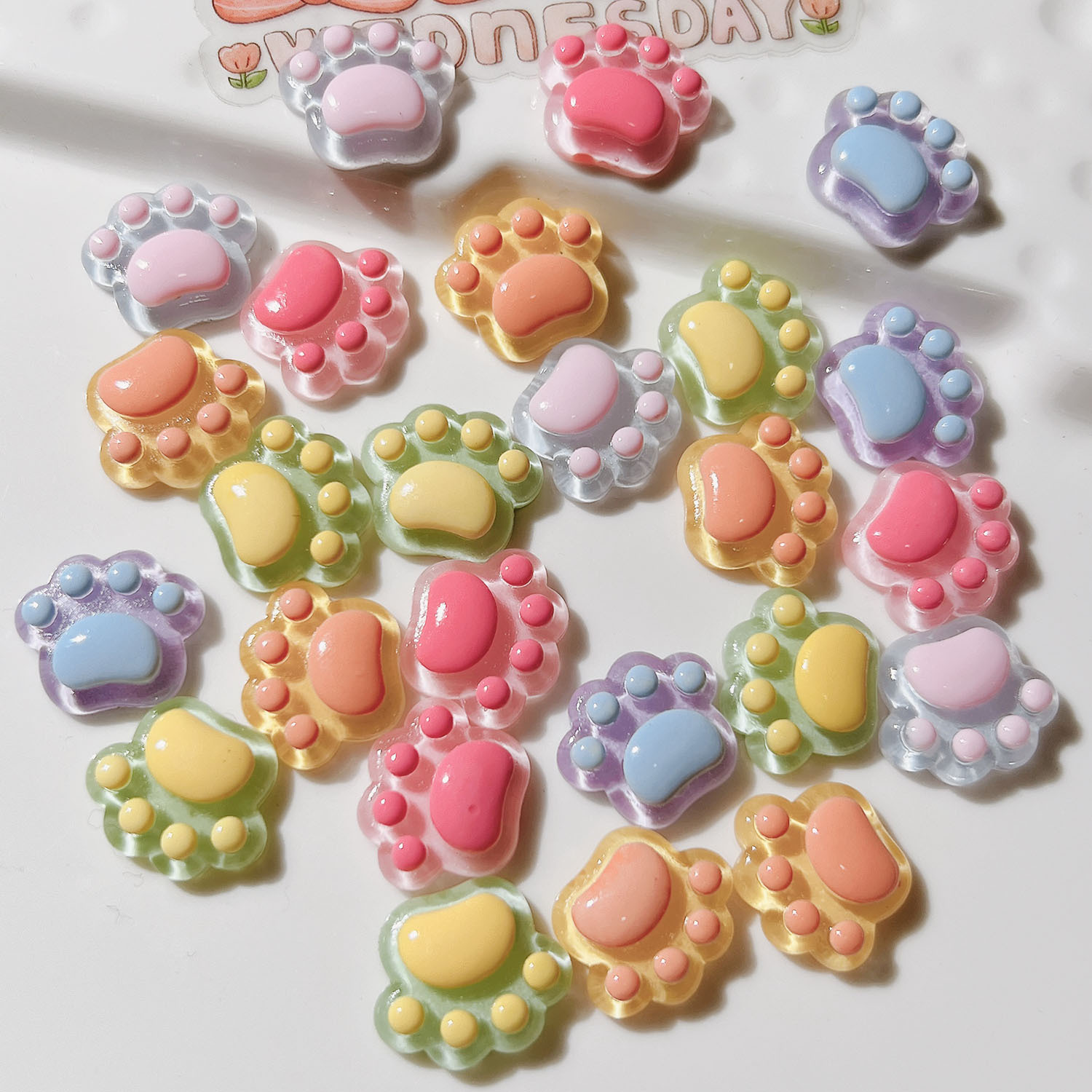 Bulk Mixed Shape Resin Charms Wholesale Multi-Style Shoe Buckle DIY Craft Accessories