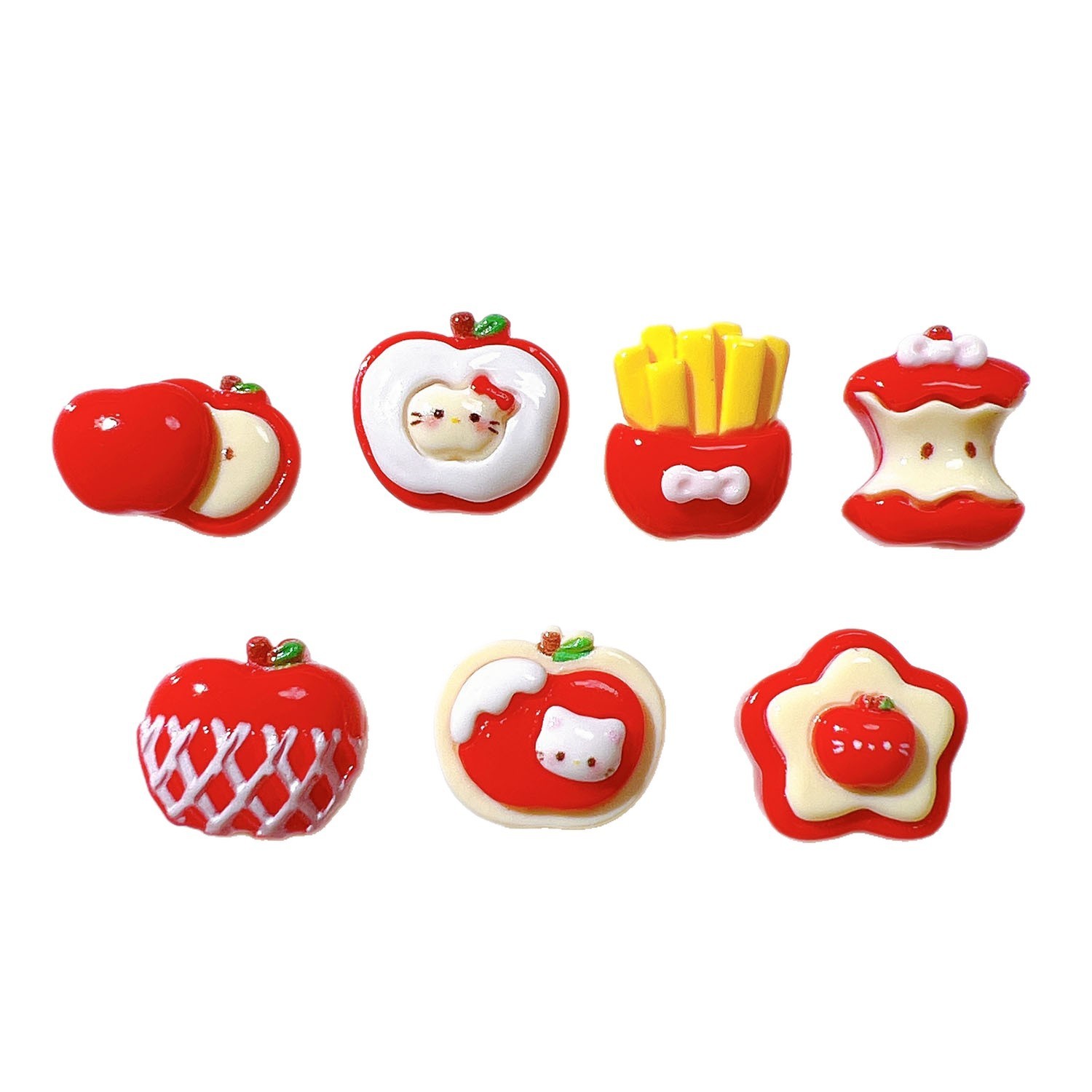 Wholesale Mixed Size Resin Charms Bulk Large & Mini DIY Accessories for Diversified Shoe Decor