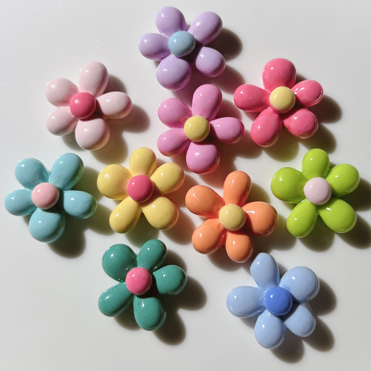 Wholesale Stackable Resin Charms Bulk Multi-Style DIY Shoe Charms Layered Handmade Jewelry Materials