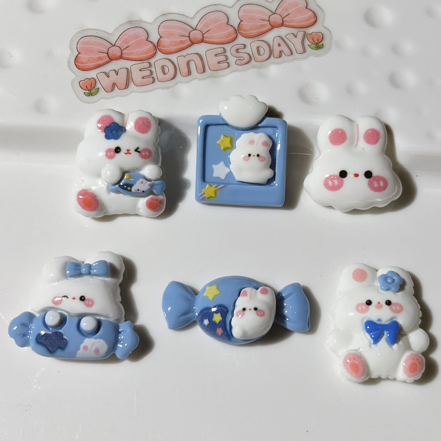 Wholesale Pastel Resin Charms Bulk Soft Tone DIY Shoe Accessories for Sweet Style Handmade Crafts