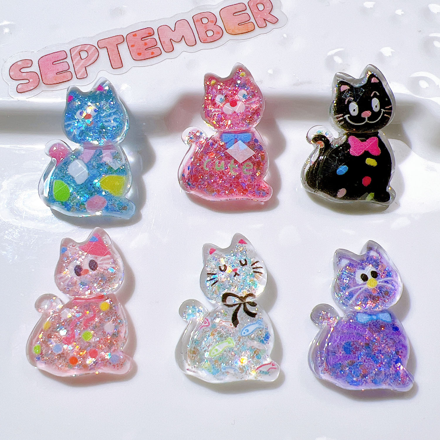 Wholesale Stackable Resin Charms Bulk Multi-Layer DIY Shoe & Keychain Handmade Materials