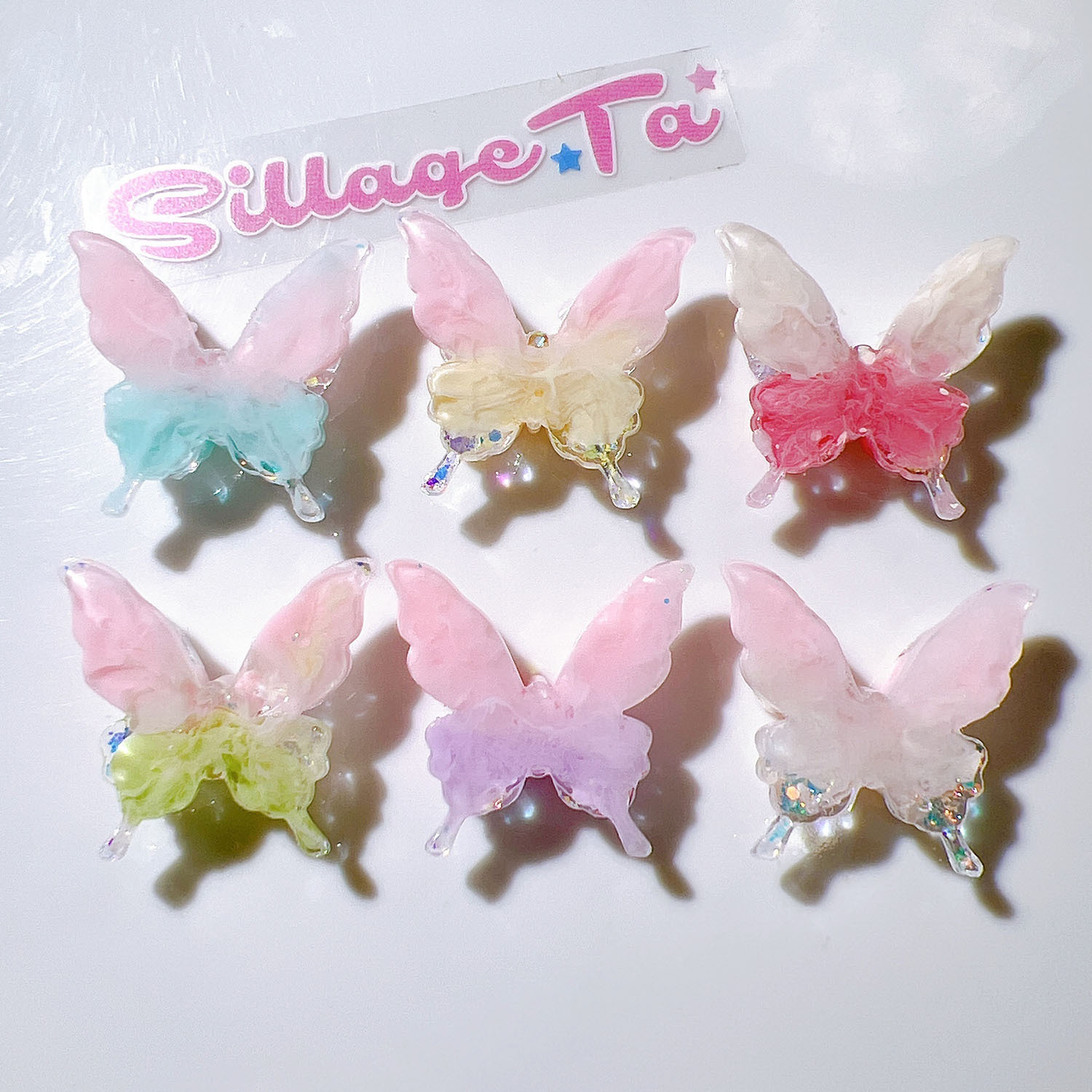 Bulk Mixed Size Resin Charms Wholesale Large & Small Decor Parts for Diversified DIY Matching