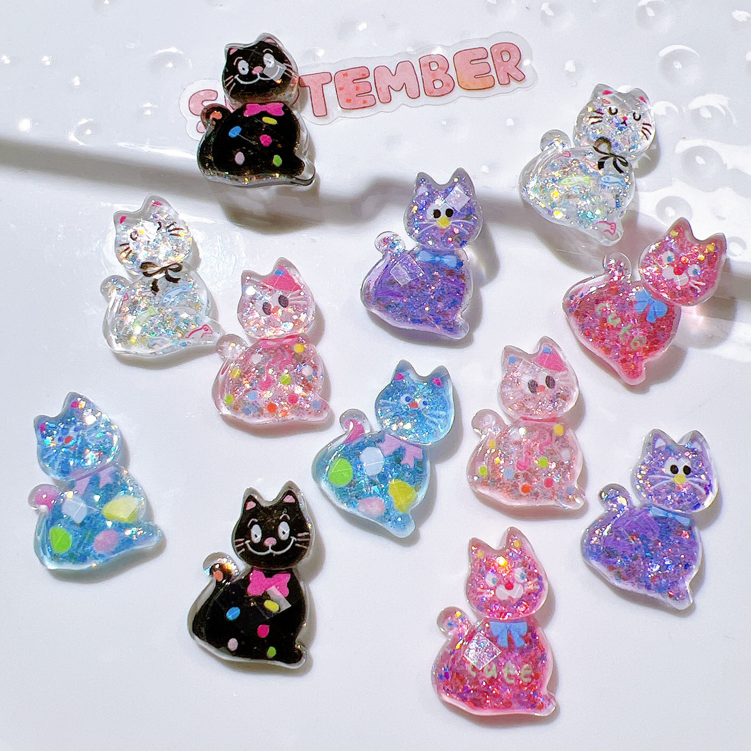 Wholesale Stackable Resin Charms Bulk Multi-Layer DIY Shoe & Keychain Handmade Materials
