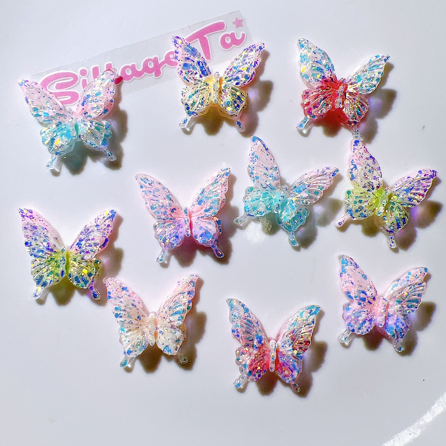 Bulk Mixed Size Resin Charms Wholesale Large & Small Decor Parts for Diversified DIY Matching