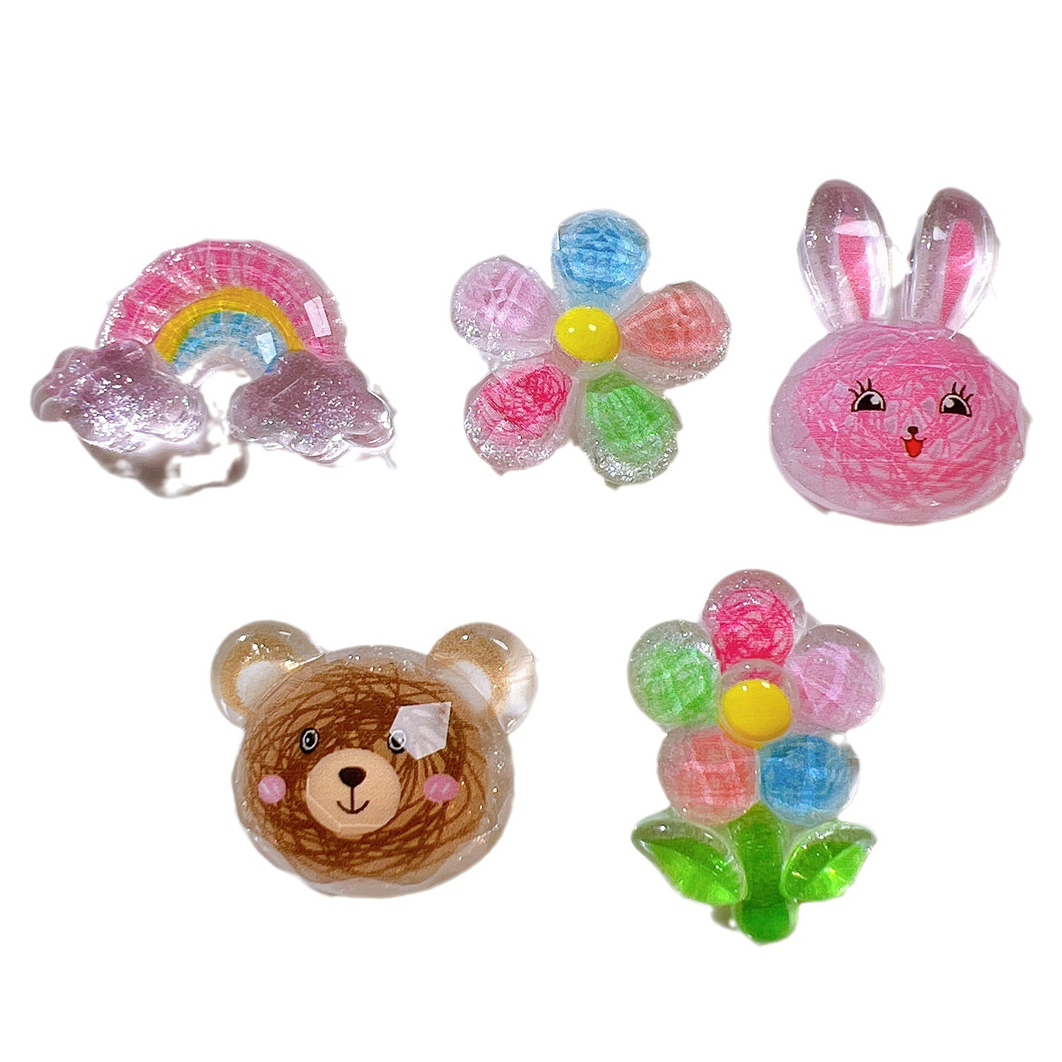 Glossy Resin Shoe Charms Bulk Wholesale Smooth Resin Accessories for Daily DIY Craft Decor