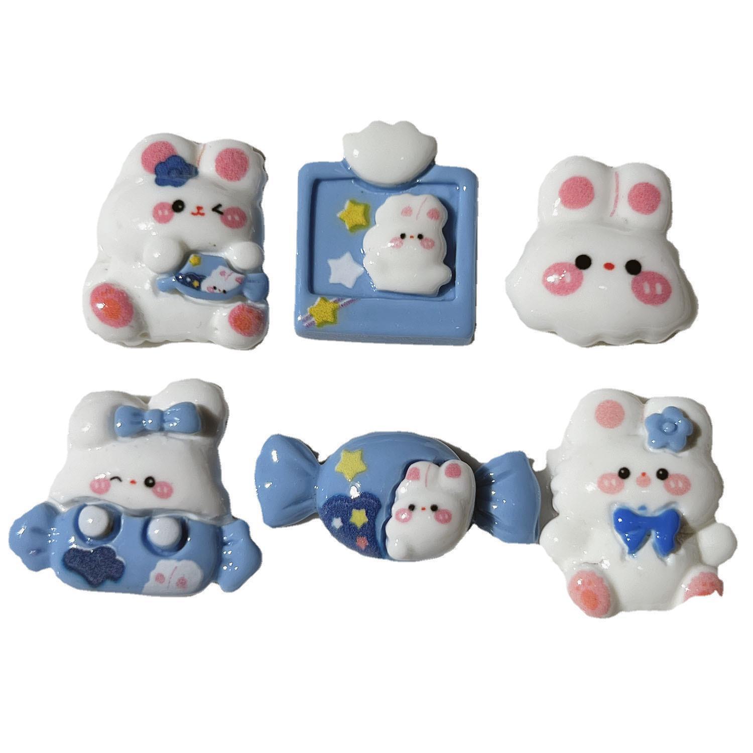 Wholesale Pastel Resin Charms Bulk Soft Tone DIY Shoe Accessories for Sweet Style Handmade Crafts