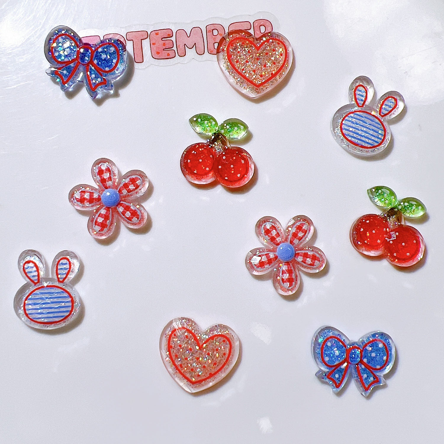 Glossy Surface Resin Charms Bulk Wholesale Smooth DIY Accessories for Handmade Decor Crafts