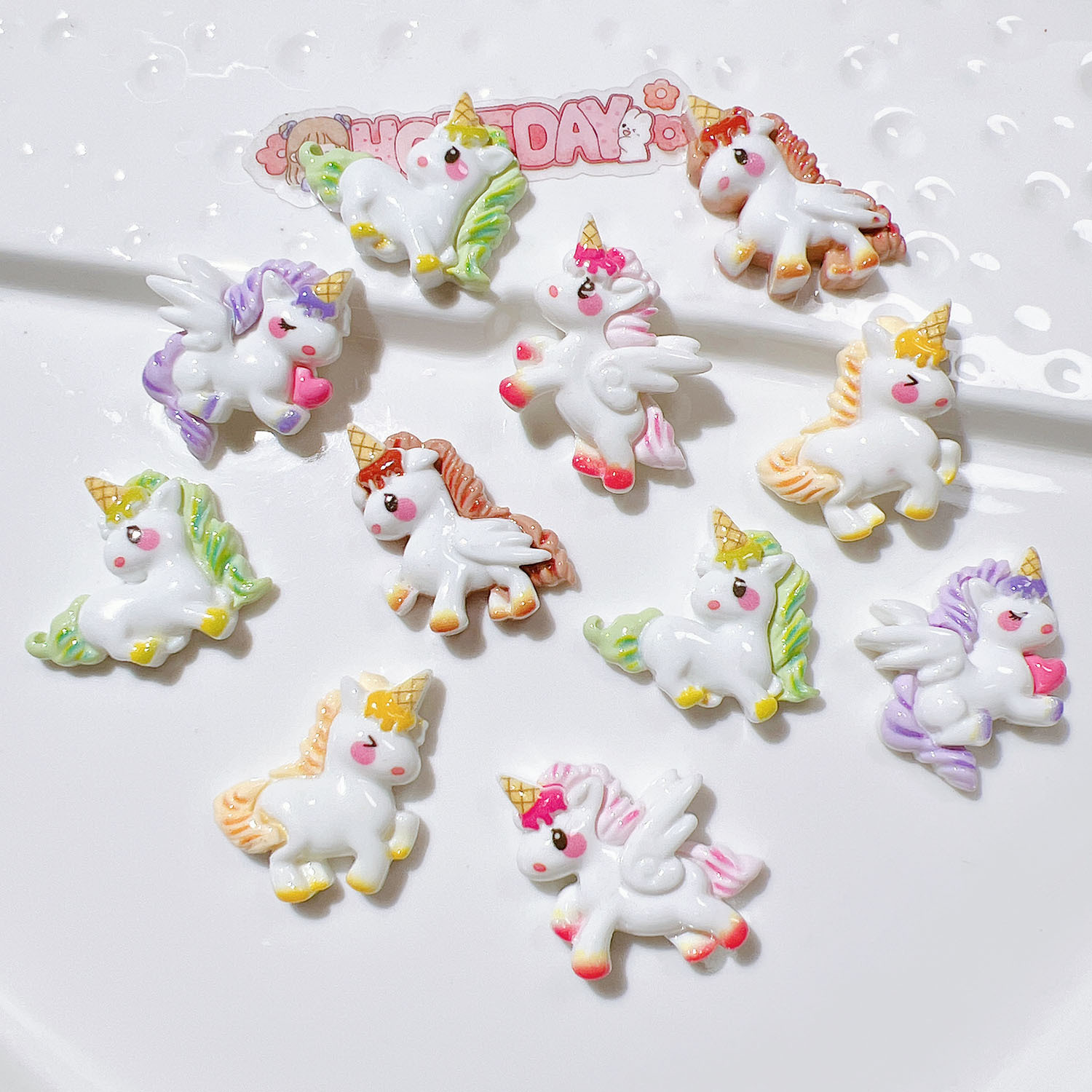 Wholesale Scratch Resistant Resin Charms Bulk Long Lasting DIY Shoe Charm Craft Materials