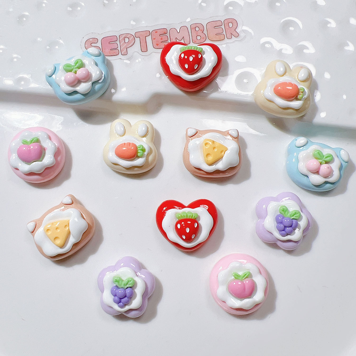 Wholesale Cartoon Resin Charms Bulk DIY Embellishments for Croc Shoe Decor Handmade Crafts