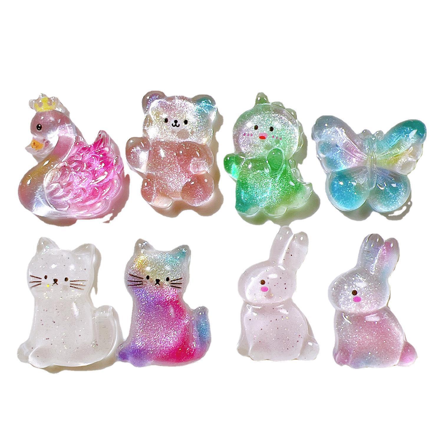 Glossy Surface Resin Charms Bulk Wholesale Smooth DIY Accessories for Handmade Decor Crafts