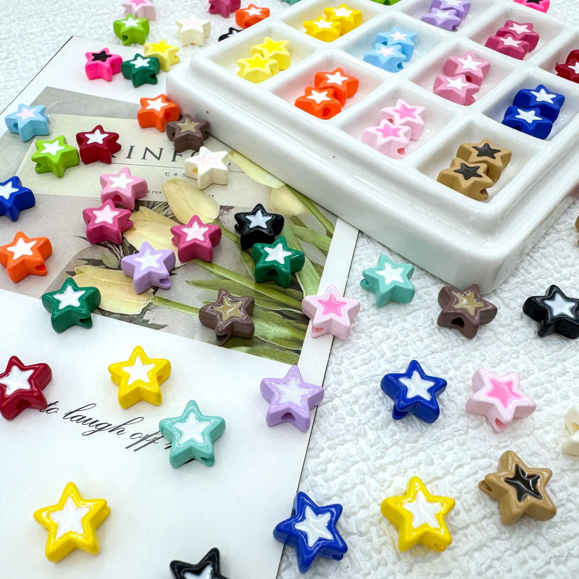 Wholesale Transparent DIY Beading Accessories Bulk Clear Decor Parts & Shoe Charms