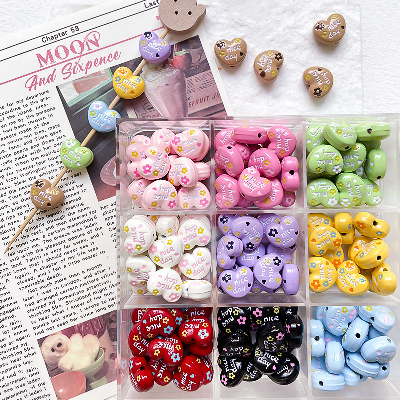 Glossy Electroplated Alloy Beads Bulk Wholesale Shiny DIY Handmade Beading Materials