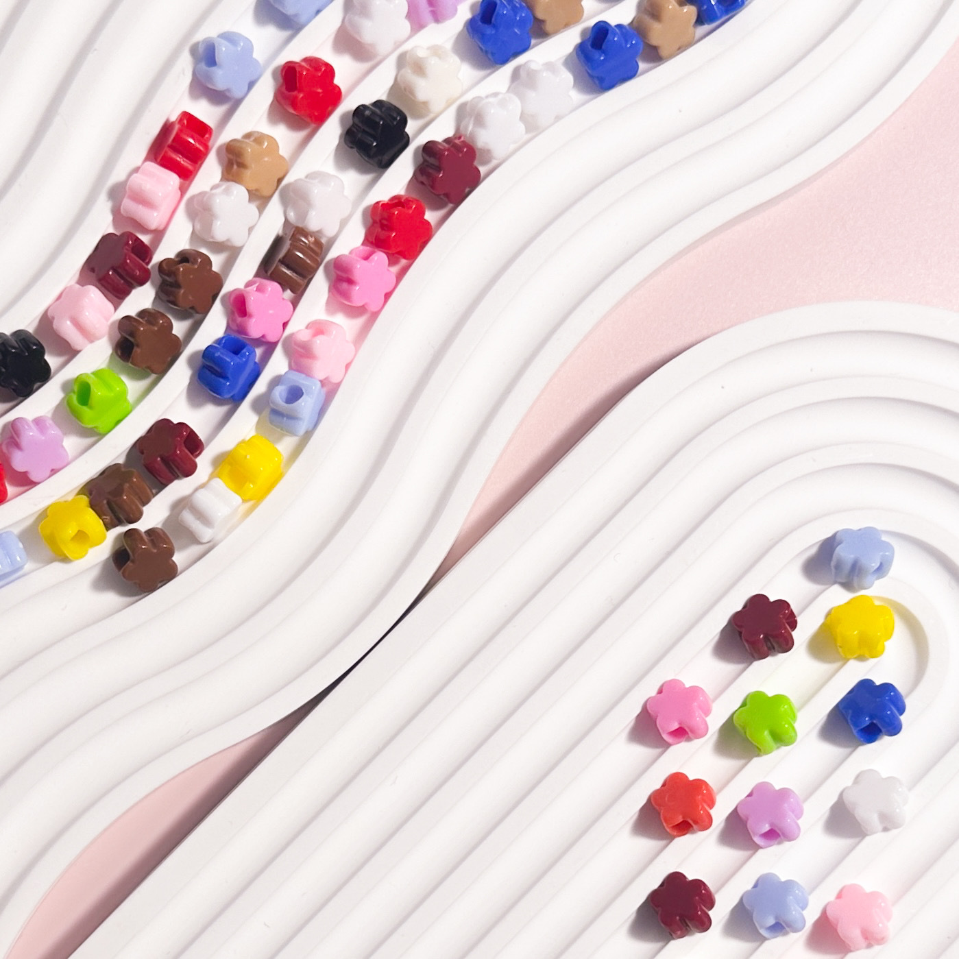 Bulk DIY Bead Accessories Wholesale Decor Parts for Shoe Charms & Handcraft Ornaments