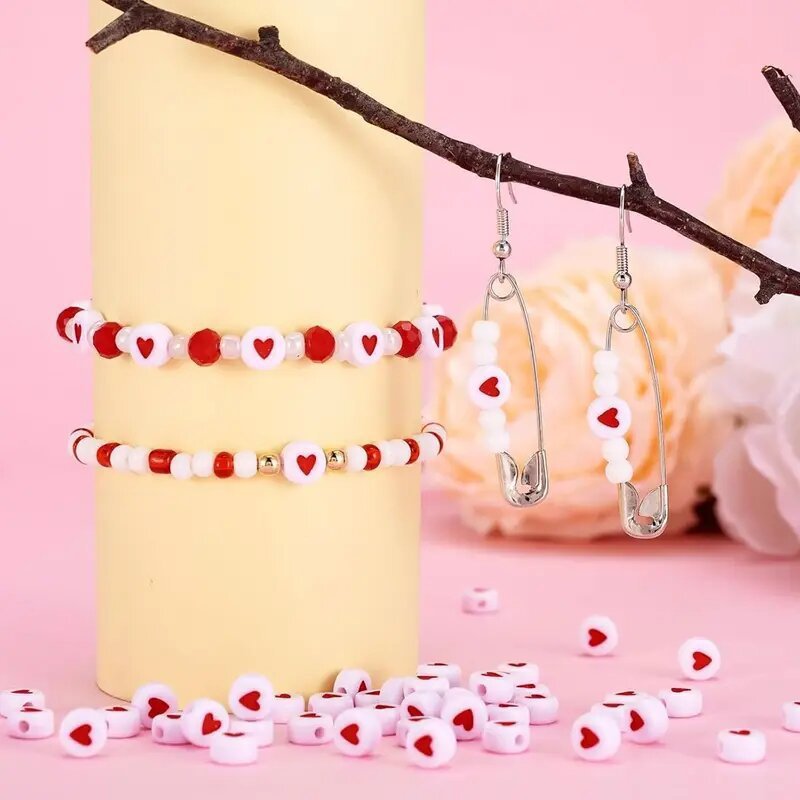 Multi-Style Acrylic Spacer Beads Bulk DIY Accessories for Keychain & Phone Strap Making