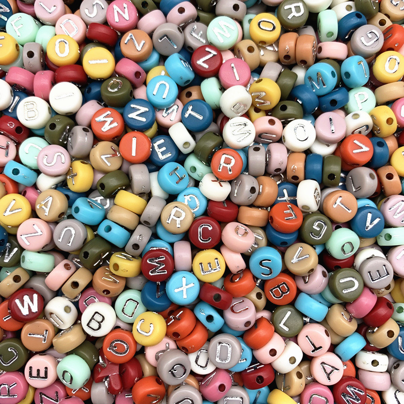 Wholesale Large Hole Acrylic Loose Beads Wide Hole DIY Accessories for Thick Cords