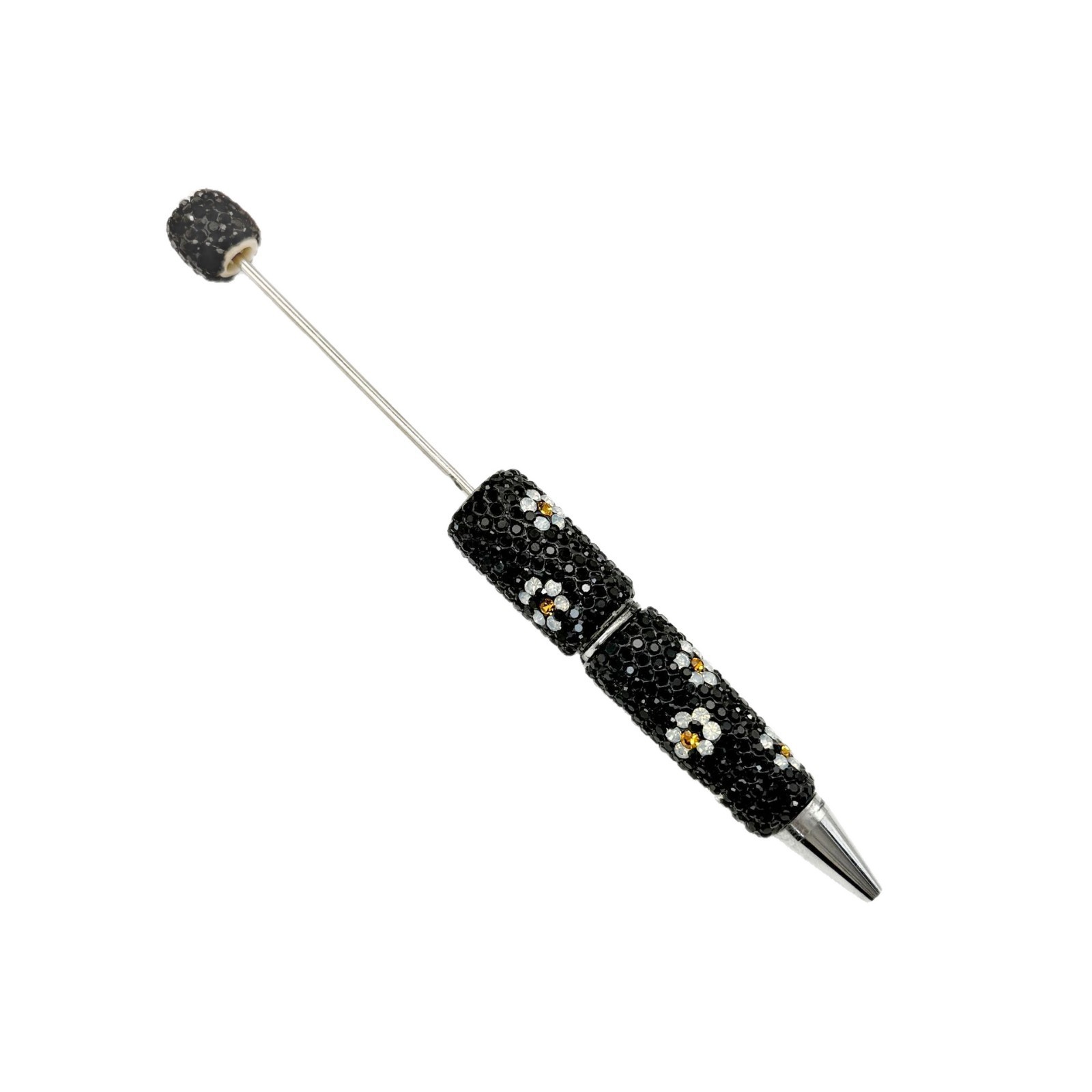 DIY Full Rhinestone Beaded Pen, Cute Mini Bead Twist Gel Pen, Ins Popular Colorful Gift Pen Wholesale