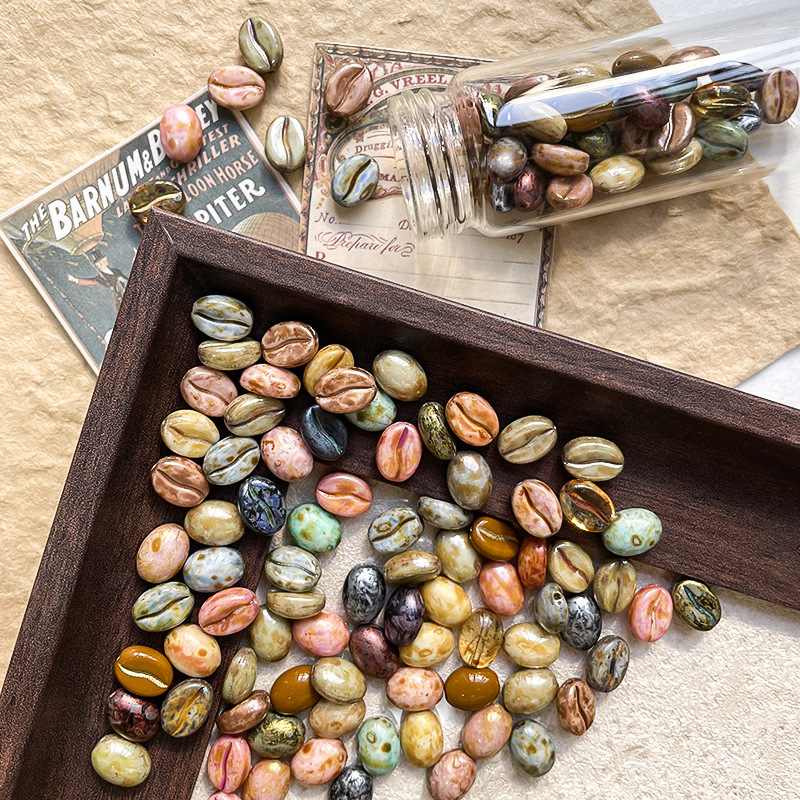 Bulk Glass Loose Beads Wholesale DIY Accessories for Custom Handmade Beaded Ornaments