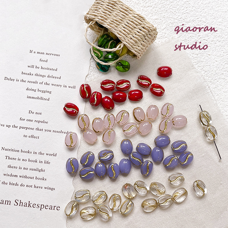 Bulk All-Match Glazed Glass Beads Wholesale DIY Beading Accessories for Free Combination