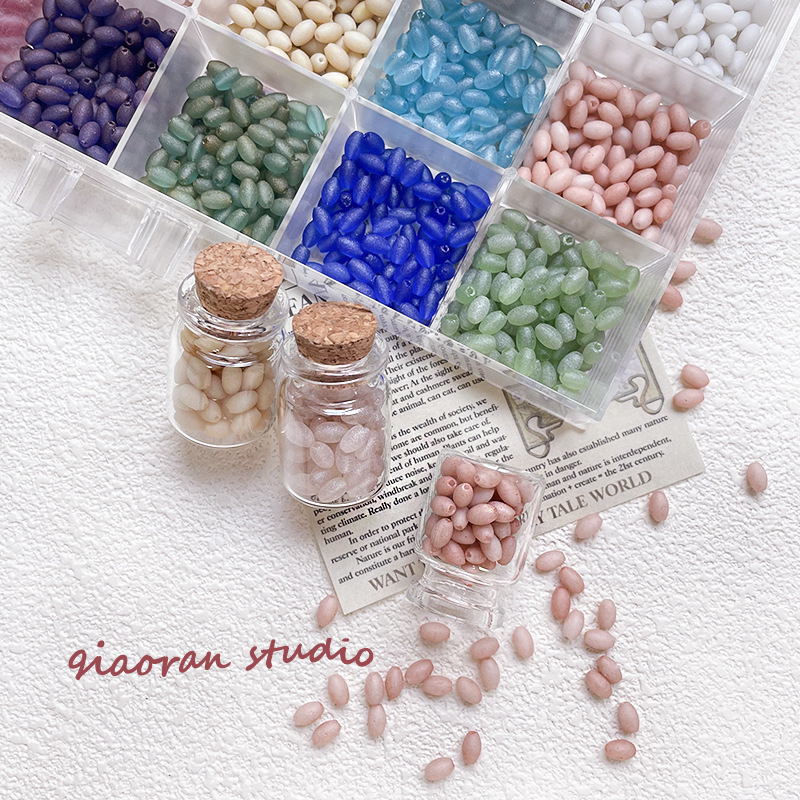 Bulk Glazed Glass Beads Wholesale DIY Decor Accessories for Custom Handmade Ornaments