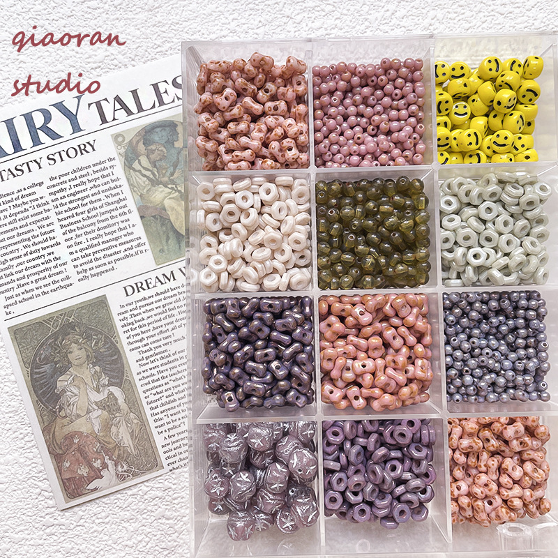 Bulk Waterproof Glass Loose Beads Wholesale Durable DIY Accessories For Long Time Display