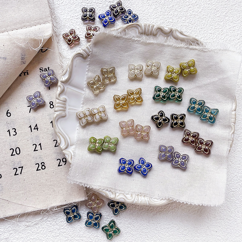 Bulk Small Mini Glass Loose Beads Wholesale DIY Accessories for Tiny Delicate Crafts