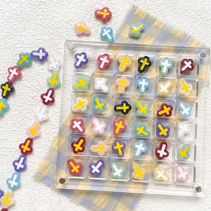 Wholesale Standard Size Glass Beads Bulk DIY Accessories for Mass Handmade Production