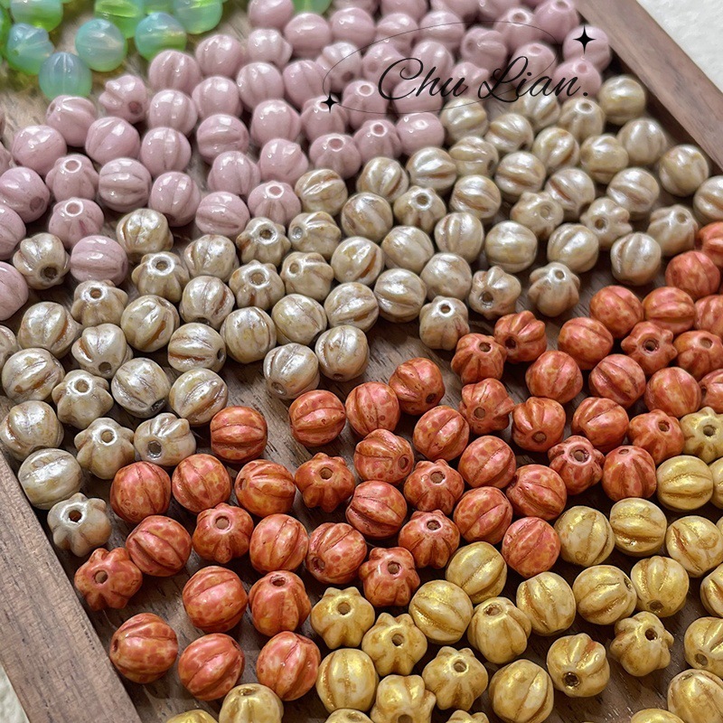 Bulk Colorful Lampwork Glass Beads Wholesale DIY Accessories for Gift Jewelry Making
